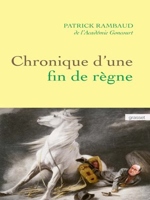 cover image of Chronique d'une fin de règne